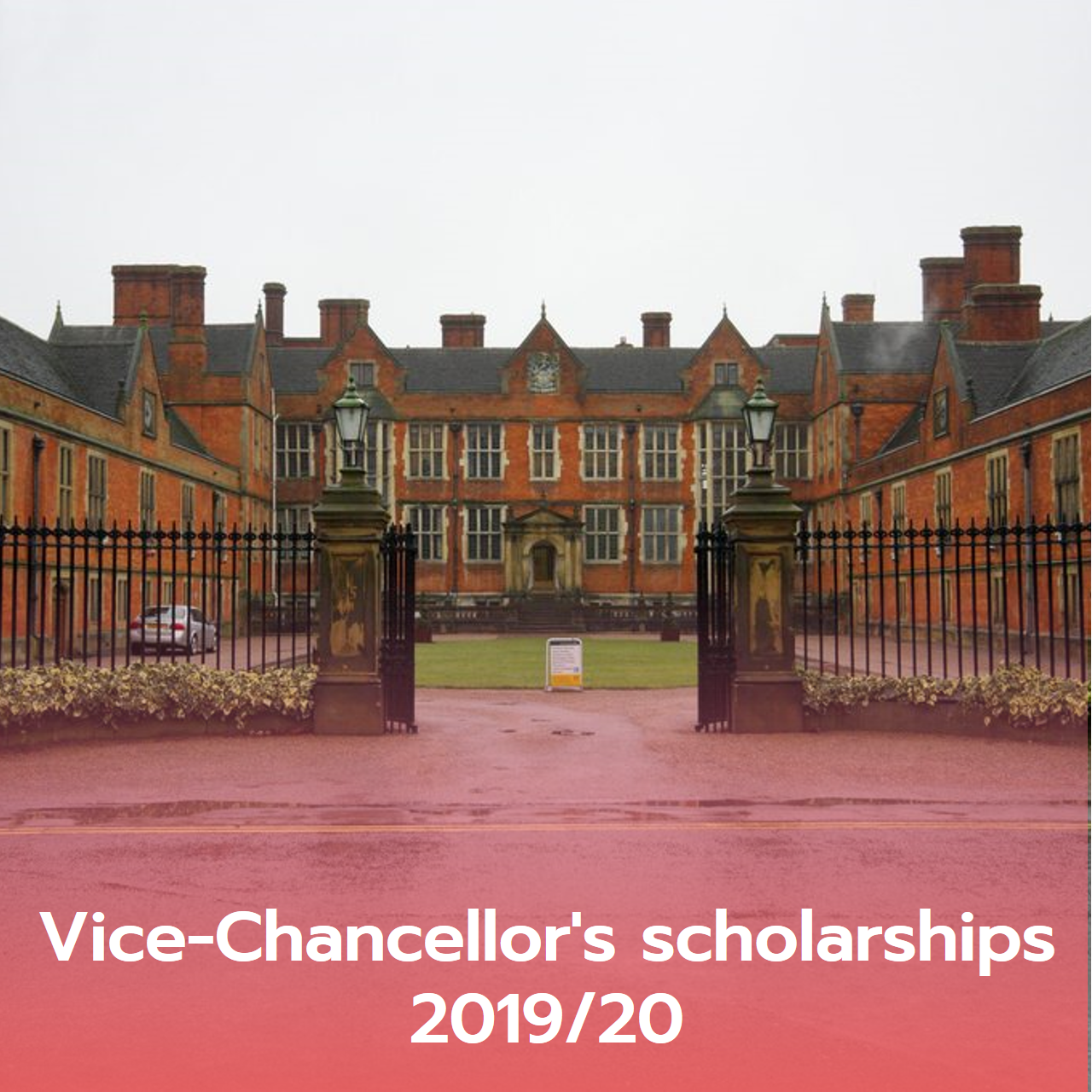  Vice-Chancellor’s scholarships 2019/20