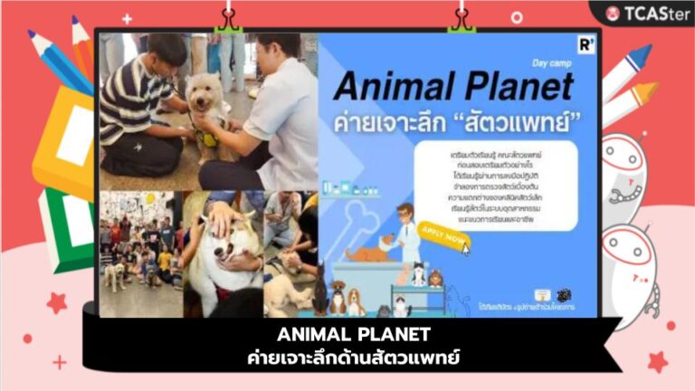 ANIMAL PLANET ค่ายเจาะลึกด้านสัตวแพทย์