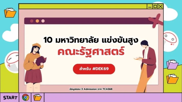 แข่งขันสูง_TCAS_รัฐศาสตร์